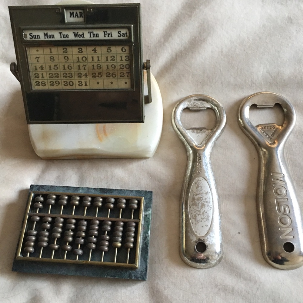 Vintage - Calendar, Counter and Bottle openers (iii)